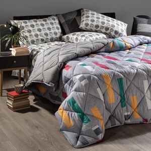 Trapunta in Cotone Denim Singolo New Generation Moderno Grigio Caleffi Image