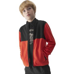M212 Jr - felpa in pile - bambino Black/Red 128 Image