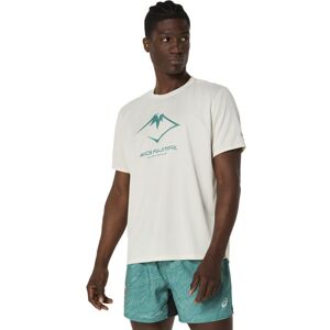 Asics Fujitrail Logo M - maglia trail running - uomo White/Green S Image