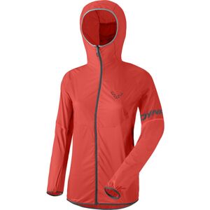 Dynafit Vertical Wind W - giacca trail running con cappuccio - donna Red/Black I44 D38 Image