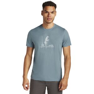 Icebreaker Merino 150 Tech Lite Polar Paddle - T-shirt - uomo Light Blue S Image