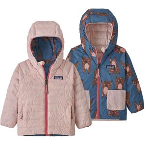 Patagonia Baby Reversible Down Hoody Jr - giacca piumino - bambino Pink/Blue 6M Image