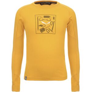 Salewa Pure Graphic Dry - maglia maniche lunghe - bambino Yellow 128 Image