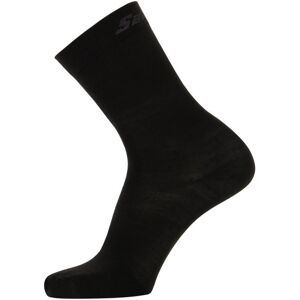 SANTINI Winter Wool - calzini ciclismo Black M Image