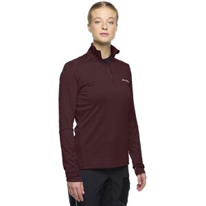 Vaude Livigno II - maglia a maniche lunghe - donna Dark Red/White I48 D44 Image