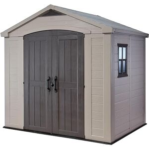 Keter Casetta da Giardino Factor 8x6, Beige, 256,5 X 182 X 243 h Image