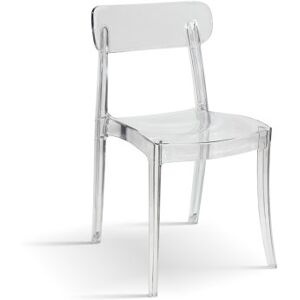 Pazzo Design Sedia Colette trasparente set da 4 sedie in Polipropilene Image