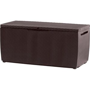 Keter Baule da Giardino Capri, 305L, Effetto Rattan, Marrone, 123x53,5x57H cm Image