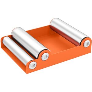 Homcom Cavalletto per Moto con Sostegno Antiscivolo e 3 Rulli, in Acciaio e Alluminio, 15x11.5x4 cm, Arancione   Aosom Italy Image