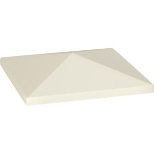Outsunny Copertura per Gazebo da Giardino 3x3 m in Tessuto Oxford 600D con Fori di Drenaggio, Bianco Crema Image