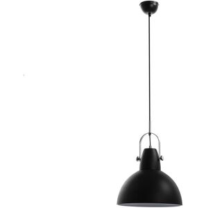 E-Stylo Lampada a sospensione nera dal design industriale, ideale per aggiungere carattere e stile moderno a qualsiasi ambiente, 38cm X 38cm H. 165cm   Aosom Italy Image
