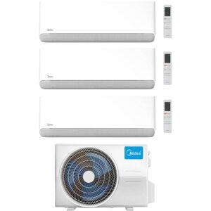 Midea Climatizzatore Trial Split serie Breezeless E 12+12+12 con M4O-36FN8-Q Inverter R 32 Wi-Fi Classe A++ Image