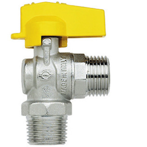 Prodotti Megaclima Valvola rubinetto per gas cucina a squadra maschio 1/2" Image