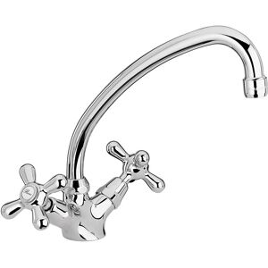 Paini Miscelatore Monoforo Lavello Liberty Con Bocca Tubo Girevole Finitura Cromo 17cr570 Image
