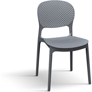 Pazzo Design Sedia <b> Anita </b> <br> <b> set da 4 sedie </b> - Grigio Image