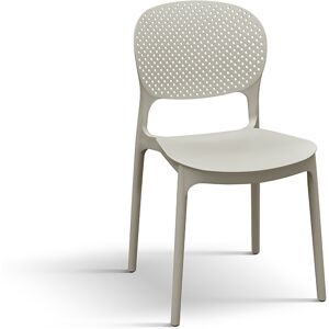 Pazzo Design Sedia <b> Anita </b> <br> <b> set da 4 sedie </b> - Tortora Image