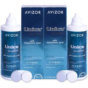 Soluzione per lenti a contatto Avizor Unica Sensitive 2 x 350 ml Image