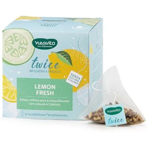 Hp Italia Srl Neavita Twice Lemon Fresh Infuso A Freddo Con Limone E Cetriolo – 15 Filtroscrigno Image