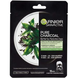 L'Oreal Garnier Skin Active Hydra Bomb Maschera Viso Nera In Tessuto 28gr.Pelli Normali O Miste Image