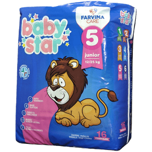 Farvima Medicinali Spa Babystar Tripack 3x16 Taglia 5 48 Pezzi Image