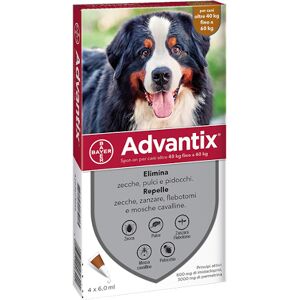 Elanco Italia Spa Advantix Spot - On 4 X 6 Ml 40 - 60 Kg Image