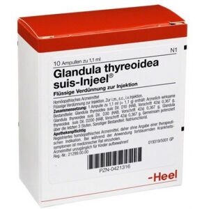 Guna Spa Glandula Thyreoidea Suis Injeel 10 Fiale Heel Image