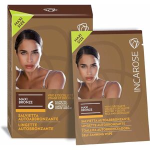 Di-Va Srl Incarose Maxi Bronze Salviette Autoabbronzanti 6 Pezzi Image