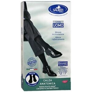 Desa Pharma Srl Sauber Calza Uomo Q Skin 70 Denari Colore Antracite Taglia M Image