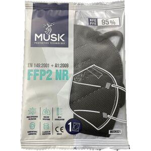 Dispositivi Anti-Covid Mascherina Ffp2 Nera Musk 10pz Image