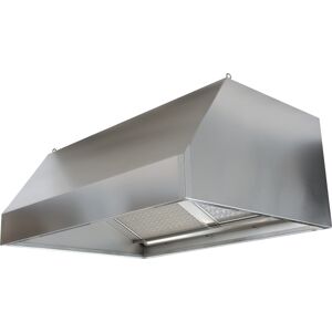 Aluminox Sas Cappa di Aspirazione a Parete PCARBO Inox 304 - Cm 90 x 160 x 60 h - N° Filtri I Image