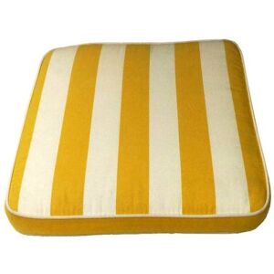 Ghio Cuscino Seduta Box 40 X 40 Rigato Giallo 9191c Image