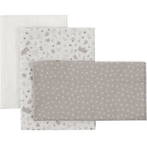 Cambrass Set Lenzuola per Culla Cesta 3 pezzi 100% Cotone ABETE BEIGE 80x120 Image