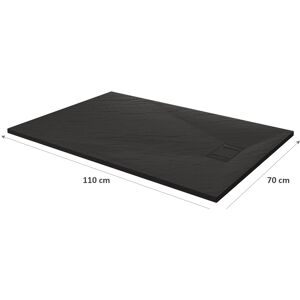 Piatto doccia acrilico modello Open 70X110CM - GRIGIO ANTRACITE Image