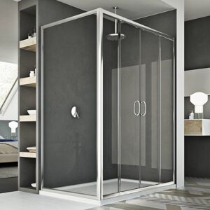 Box Doccia modello Selection 80x140 CM x H185 vetro trasparente Image