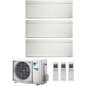 Climatizzatore Condizionatore Daikin Bluevolution Trial Split Inverter Stylish White R-32 Wi-Fi 9000+9000+9000 Con 3mxm68n 9+9+9  Ftxa-Aw -Garanzia Italiana Image