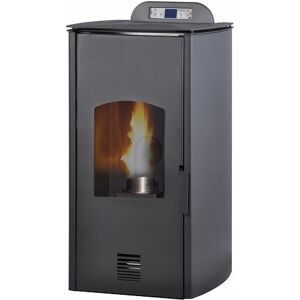 Termostufa A Pellet Queen Modello Katia Idro 13 Kw Colore Antracite - New Image