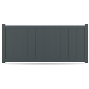 finestre.com Recinzione, alluminio, modello Bergamo, Antracite, 500 x 500 mm, configura individualmente Image