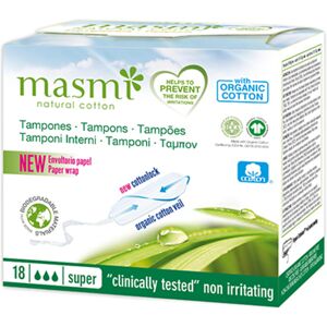 Ekolife Natura Tamponi di cotone organico – super, 18 pezzi Image