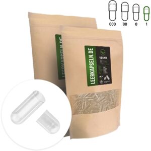 Extrakt manufaktur Capsule vuote 1 - aperte, vegane, 1000 pezzi Image