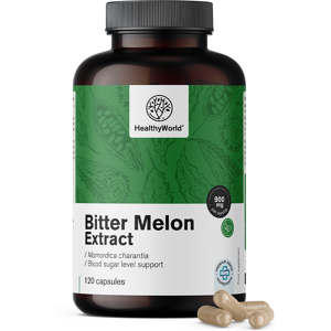 HealthyWorld® Melone amaro 900 mg, 120 capsule Image