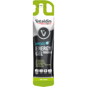 HYDRO Gel energetico con elettroliti – limetta, 55 ml Image