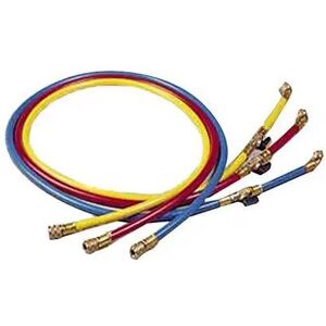 Serie Di 3 Tubi Flessibili Con Valvola Intermedia E Depressore Con Attacco Dritto 5 16 Pollice Image