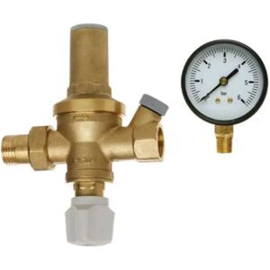 Gruppo Di Riempimento Automatico Da 1/2" Icma 249 Con Valvola Di Ritegno E Manometro Image