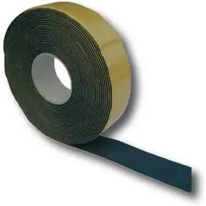 Tecnosystemi Fascia Adesiva Neoprene Nero Per Coibentazione Climatizzatore Condizionatore 10 Mt Spessore 3x50 Mm Image