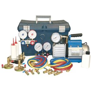 Tecnosystemi Mini Kit Vuoto E Carica In Valigia Per Gas R410a R32 R407c R22 Image