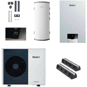 Vaillant Sistema Ibrido Pdc Arotherm Plus Vwl 125/6 A Da 12 Kw E Caldaia Ecotec Plus Vmw 35cs/1-5 Image