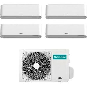 Hisense Climatizzatore Energy Pro Plus Quadri Split 9000+9000+12000+12000 Btu Inverter Con Wifi 5amw105u4rqc In A++ Image