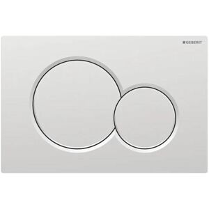 Geberit Placca Doppio Comando Cromato Opaco Sigma 01 Per Cassetta Di Scarico Wc 115.770.Jq.5 Image