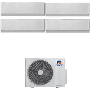 Gree Condizionatore Quadri Split Con Inverter Da 9000+9000+12000+12000 Airy Silver Wifi In A++ Con R32 Gwhd(42)Nk6oo Image