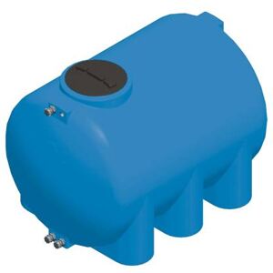 Cordivari Serbatoio Acqua Cisterna In Polietilene Cilindrico Orizzontale 300 Lt Litri Image